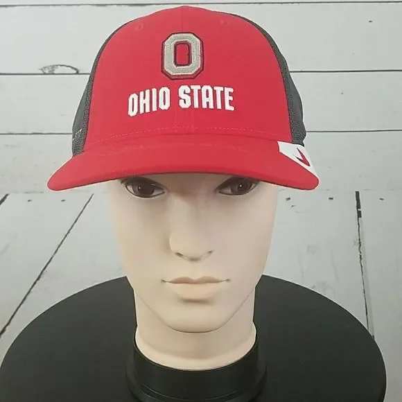 Nike Ohio State Buckeyes University Fitted Hat M/L - Picture 1 of 8